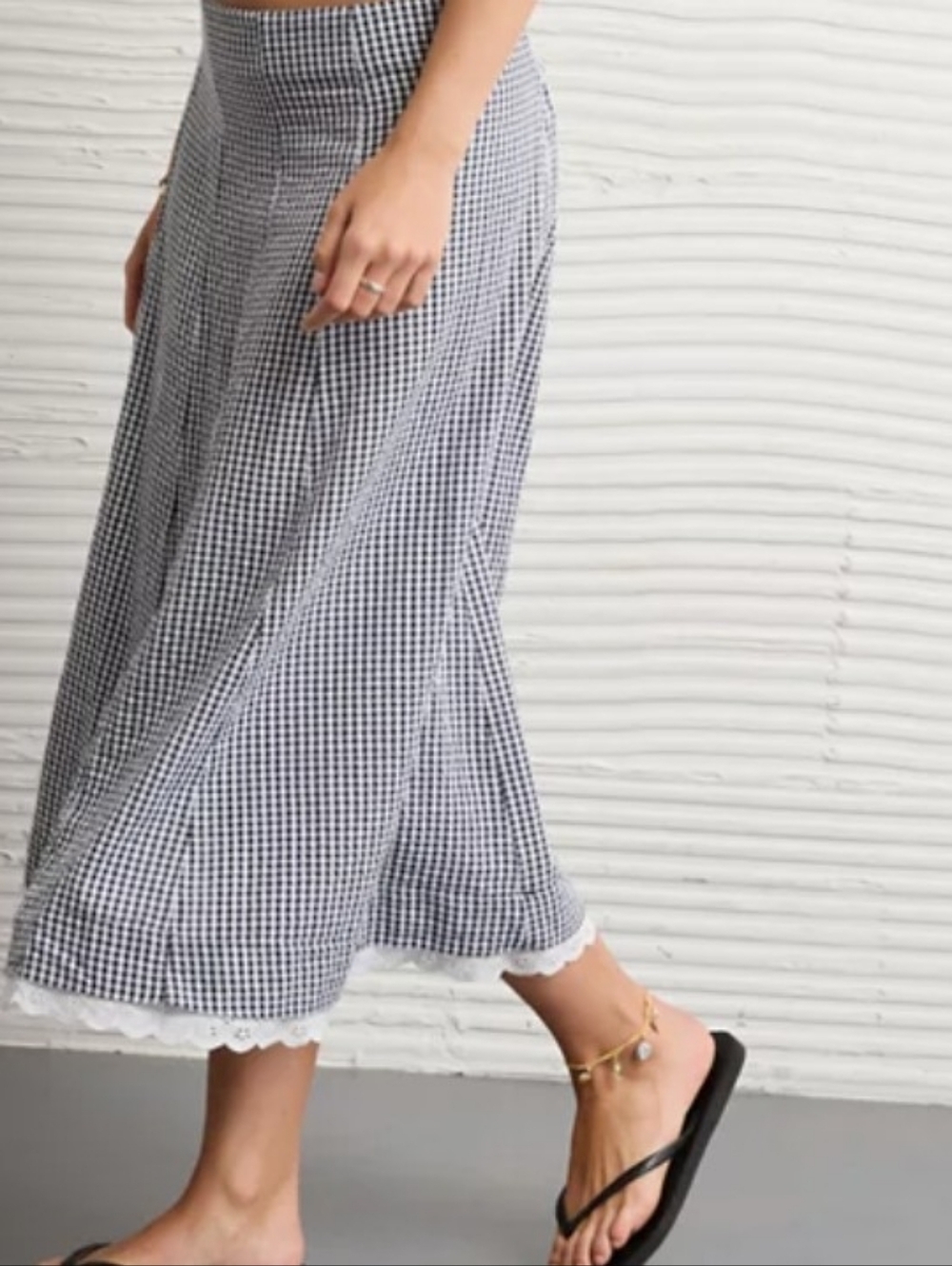 American Eagle High Waisted Midi Skirt